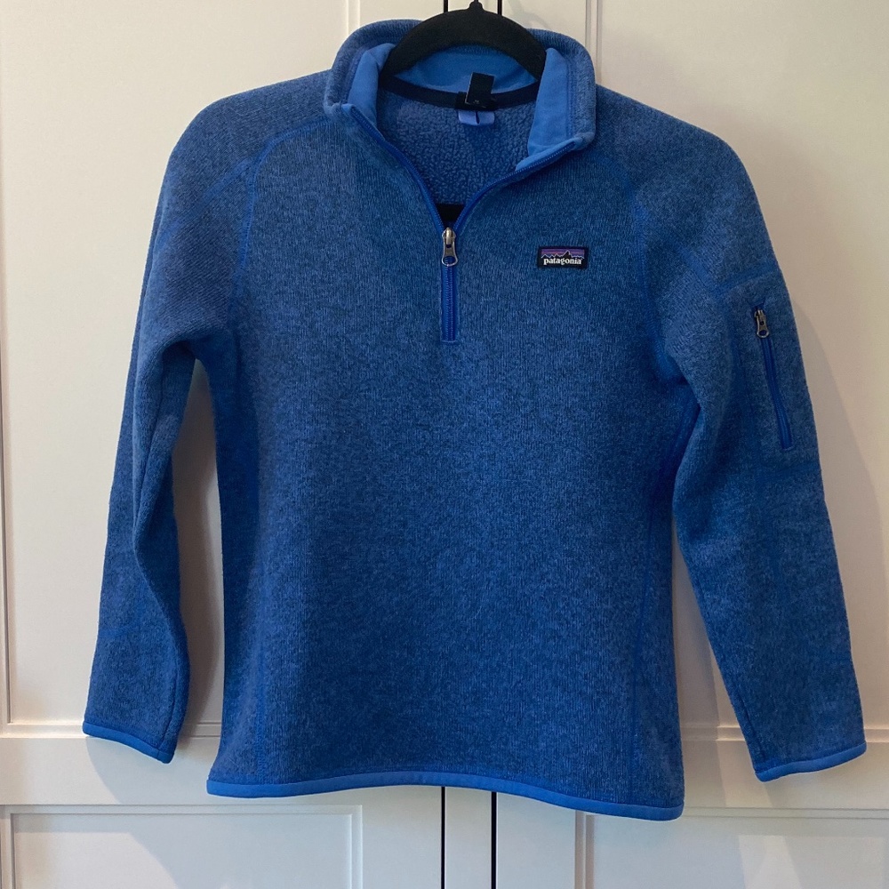 Patagonia Quarter-Zip- Blue